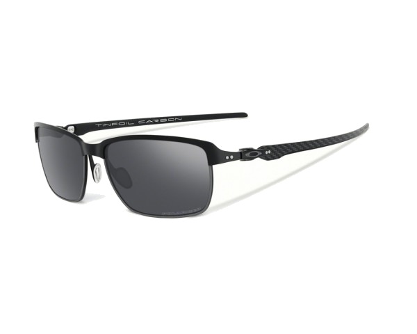 Oakley polarised sunglasses in satin black